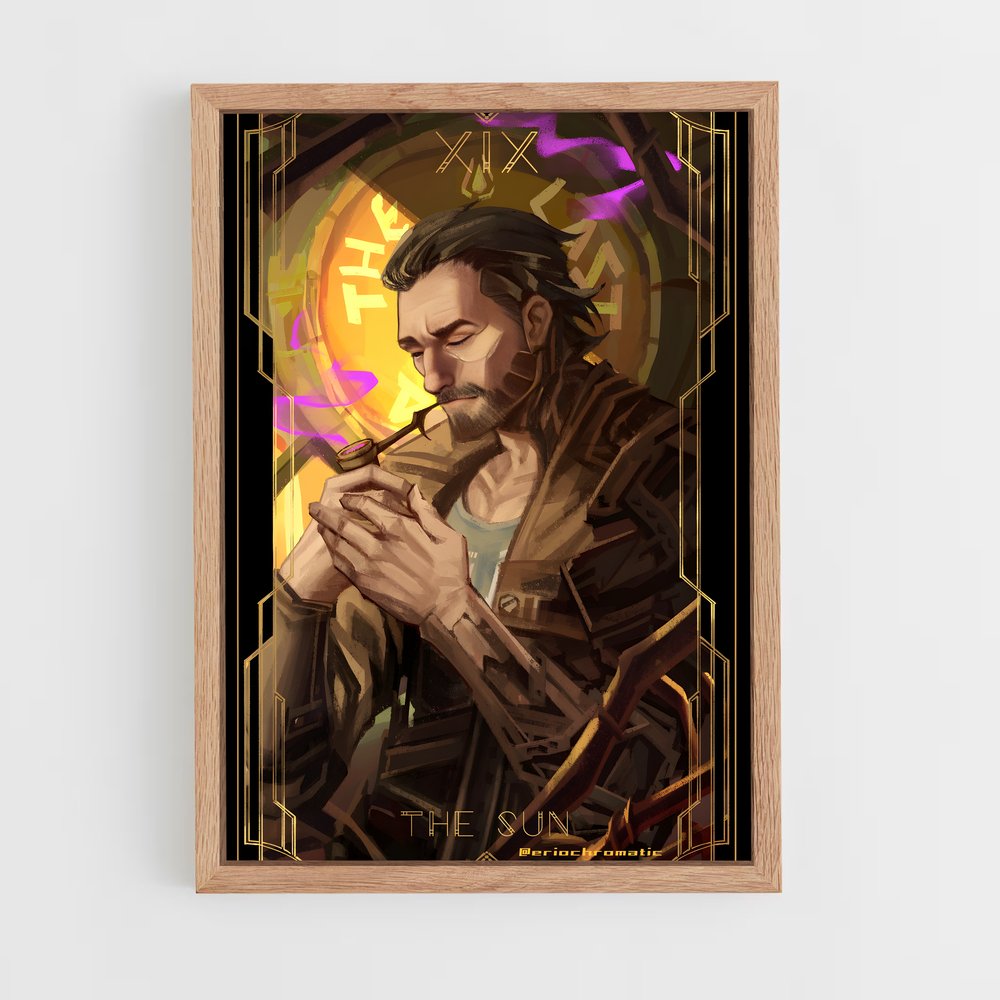 Poster La Sorcière des Ombres – affiche League Of Legends (vue 4)